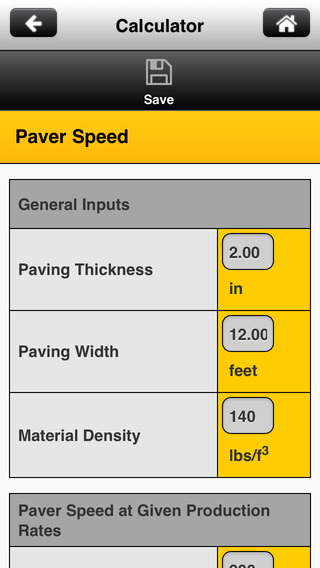 【免費商業App】Caterpillar Paving Production Calculator-APP點子