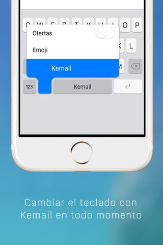 Kemail — keyboard to paste email addresses screenshot 4