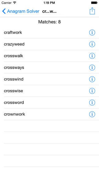 【免費書籍App】Anagram Solver - Word Finder and Crossword Solver-APP點子