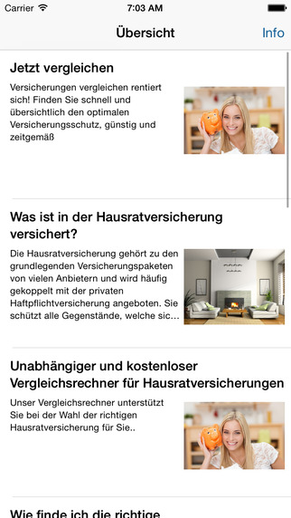 【免費財經App】Hausratversicherung - Ratgeber und Vergleich-APP點子