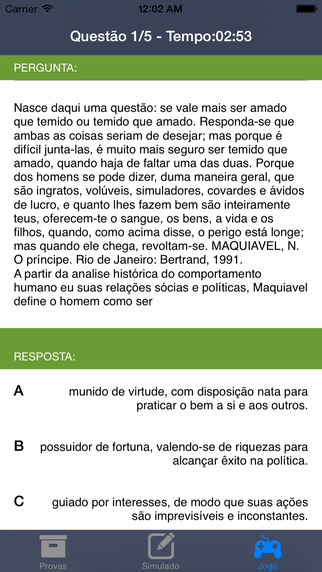 【免費教育App】ENEM - Simulado com questões de provas anteriores do ENEM - Exame Nacional do Ensino Médio-APP點子