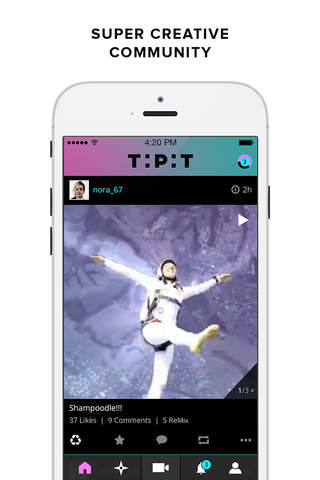 TIPIT: Home of creative video makers for video editing with animations and selfie art effects screenshot 4