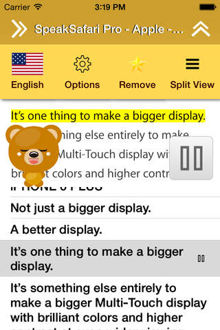 SpeakSafari Pro - Speak Extension for Safari screenshot 3