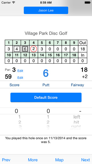 【免費運動App】Disc Golf - Frisbee Scorecard, Stat for Frolf-APP點子