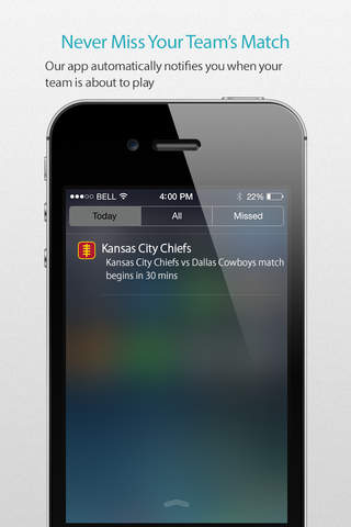 Kansas Football Alarm screenshot 2
