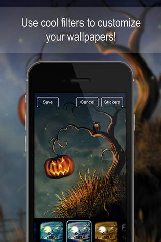Customizable Halloween Wallpapers Free HD screenshot 2