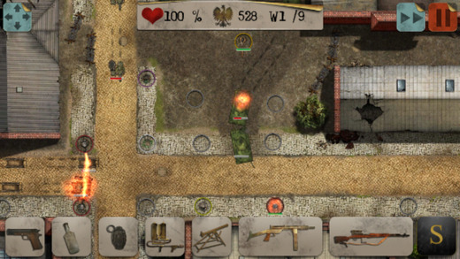 The Warsaw Uprising: strategy - defense game based in World War II scenery