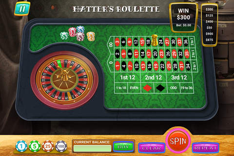 !The Hatter's Mad Roulette - PRO - Wonderland Party Roulet Table Game screenshot 2