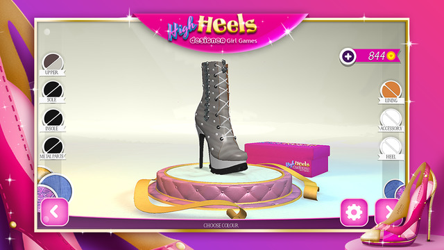 【免費生活App】High Heels Designer Girl Games: Design Stylish Shoes In Your Fashion Beauty Salon-APP點子