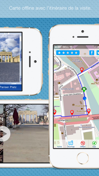 免費下載旅遊APP|Berlin tour guidée à pied „Quartier Gouvernemental“ Guide interactif multimédia et audioguide-vidéo GPS tour, carte du circuit pédestre offline autour de la porte de Brandebourg - HD app開箱文|APP開箱王