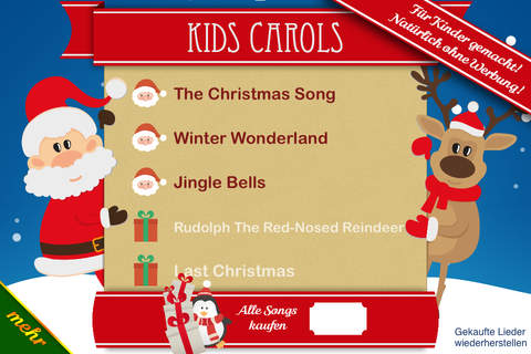 Kids Carols - The Christmas Song Karaoke App screenshot 4
