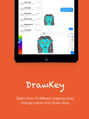 免費下載工具APP|DrawKey drawing keyboard for iOS8 app開箱文|APP開箱王
