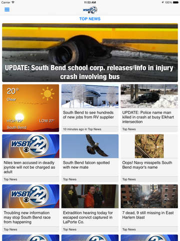 【免費新聞App】WSBT-TV News-APP點子