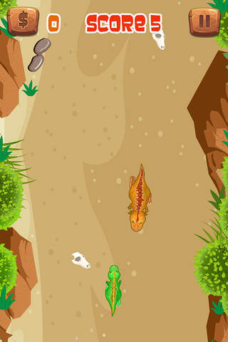 A Dino Island Racing - Survival Race of the Extinct Reptiles Free screenshot 2