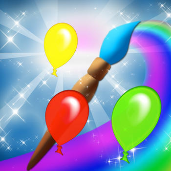 Colors Draw Balloons Magical Drawing Game LOGO-APP點子