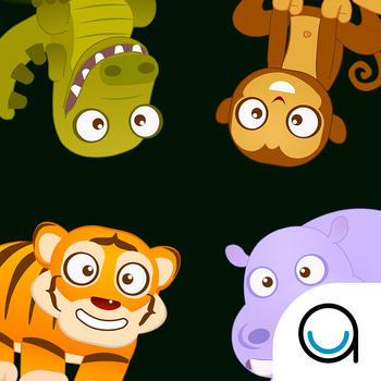 Learn Jungle Animal Names : Peekaboo Memory Matching Puzzle for Toddler in Preschool & Montessori! FREE 教育 App LOGO-APP開箱王