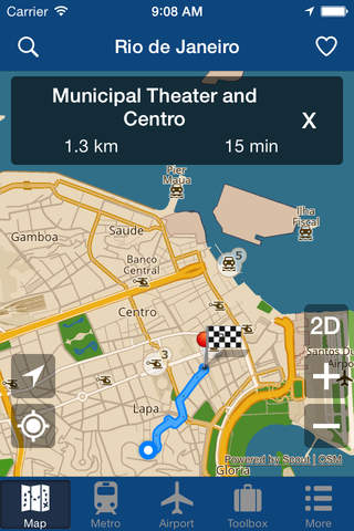 Rio De Janeiro Offline Map - City Metro Airport screenshot 2