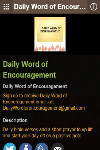 Daily Word of Encouragement screenshot 2