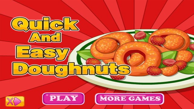 Quick Easy Doughnuts - Cooking games