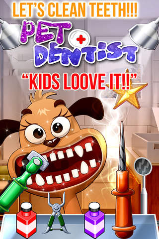 Pet Dentist Office Makeover - Free Animal Games for Kids (Boys & Girls) screenshot 4