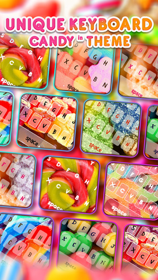 KeyCCM – Candy : Custom Color Wallpaper Cute Keyboard Themes Design For Pastel Sweets