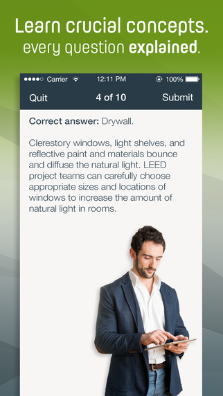 【免費教育App】LEED® Green Associate V4 Exam Prep 2015-APP點子