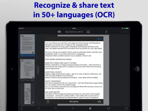 【免費商業App】SharpScan + OCR: rapidly scan multipage documents into clean PDF on the go-APP點子