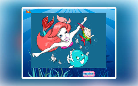 Mermaid Ariel Coloring screenshot 4