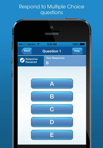 i>clicker GO – Mobile Classroom Clicker screenshot 3