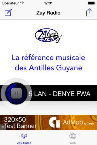 ZayRadio - La référence musicale des Antilles Guyane screenshot 2