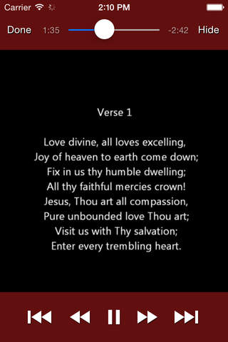 Episcopal Hymnal screenshot 3