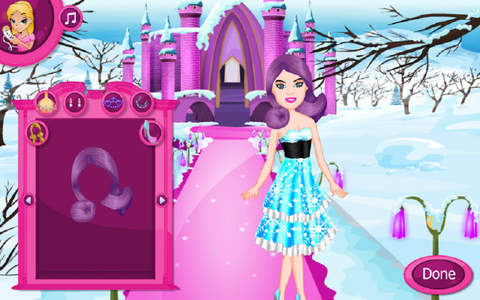 Snow Princess Dress Up screenshot 2