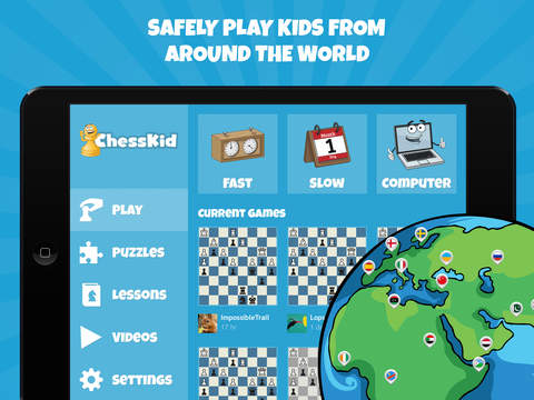 【免費遊戲App】Chess for Kids - ChessKid Play & Learn-APP點子