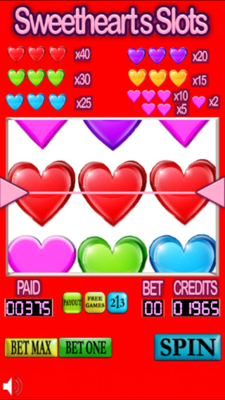 【免費遊戲App】Sweethearts Slots-APP點子