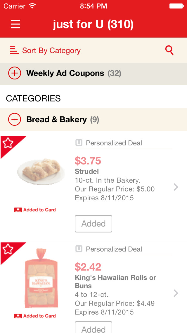 Safeway screenshot 2