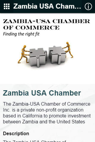 Zambia USA Chamber of Commerce screenshot 2