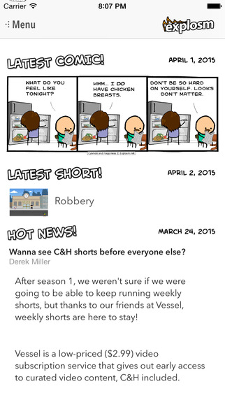 Cyanide and Happiness : Daily web comics news and videos