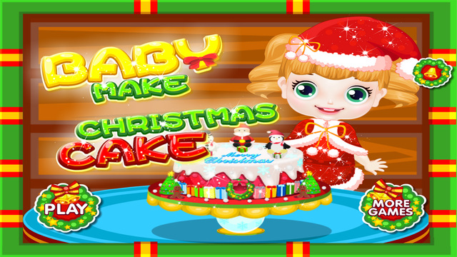 Baby Christmas Cake - Christmas Games