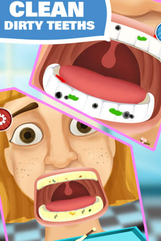 Kids Wisdom Tooth Doctor - Treat Little Patients in your Crazy Dr Hospital screenshot 2
