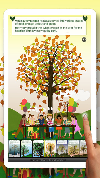 【免費書籍App】The tree that refused to shed - An interactive story for kids, families and educators-APP點子