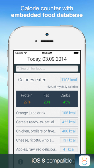 Fat Ninja Pro: calorie counter for men and women who want to lose or gain weight