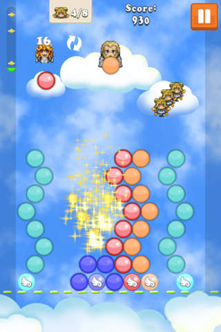 Angel Rescue Team - Bubble Shooter REVERSE screenshot 2