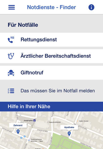 Notdienste-Finder Bayern screenshot 2