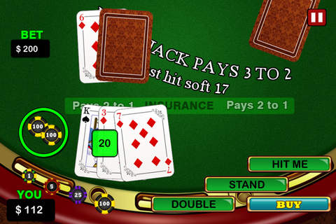 Blackjack Wizard - Best 21 Vegas Style Casino screenshot 4