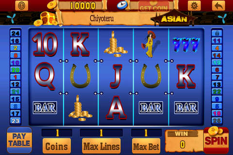 Asian Geisha High Slots - Free Casino Jackpot Simulation Game screenshot 2