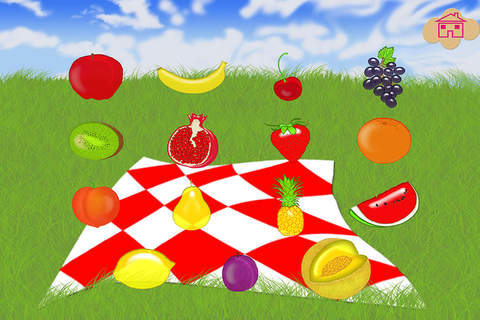Fruits Match Preschool Learning Experience Memory Flash Cards Game screenshot 2
