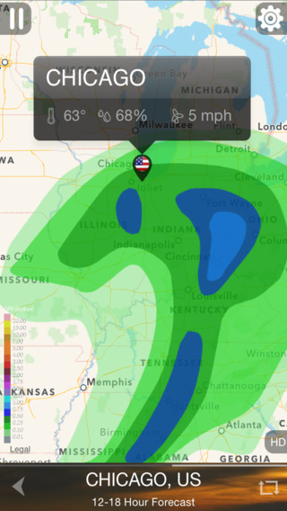 【免費天氣App】iWeather Pro : Contextual World Weather Forecasts and HD Radar-APP點子