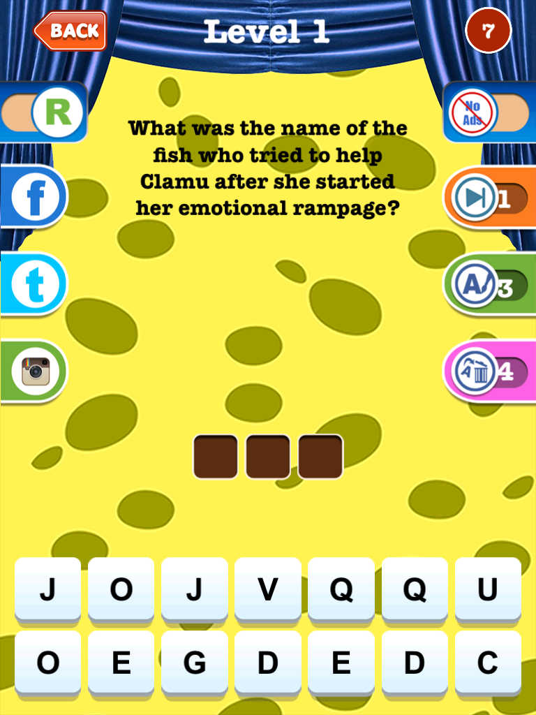 Trivia Quiz For Spongebob Squarepants Review and Discussion TouchArcade