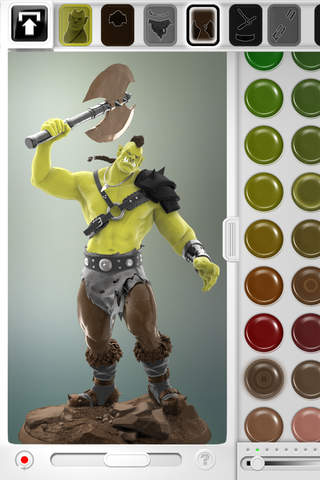 Figuromo Artist : Orc Rage - Fantasy Battle Figure - Color Combine & Design your 3D Sculpture screenshot 2