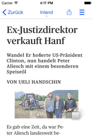 Badener Tagblatt E-Paper screenshot 4